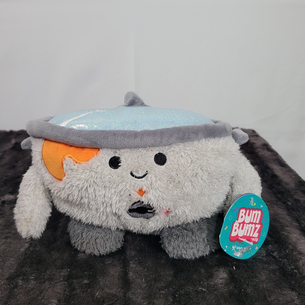 BumBumz by Russ KitchenBumz Grey Kitchen Pot Plush Toy with Tags